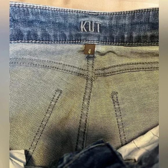 Kut Amy High Rise Crop Straight leg - Picture 3 of 5